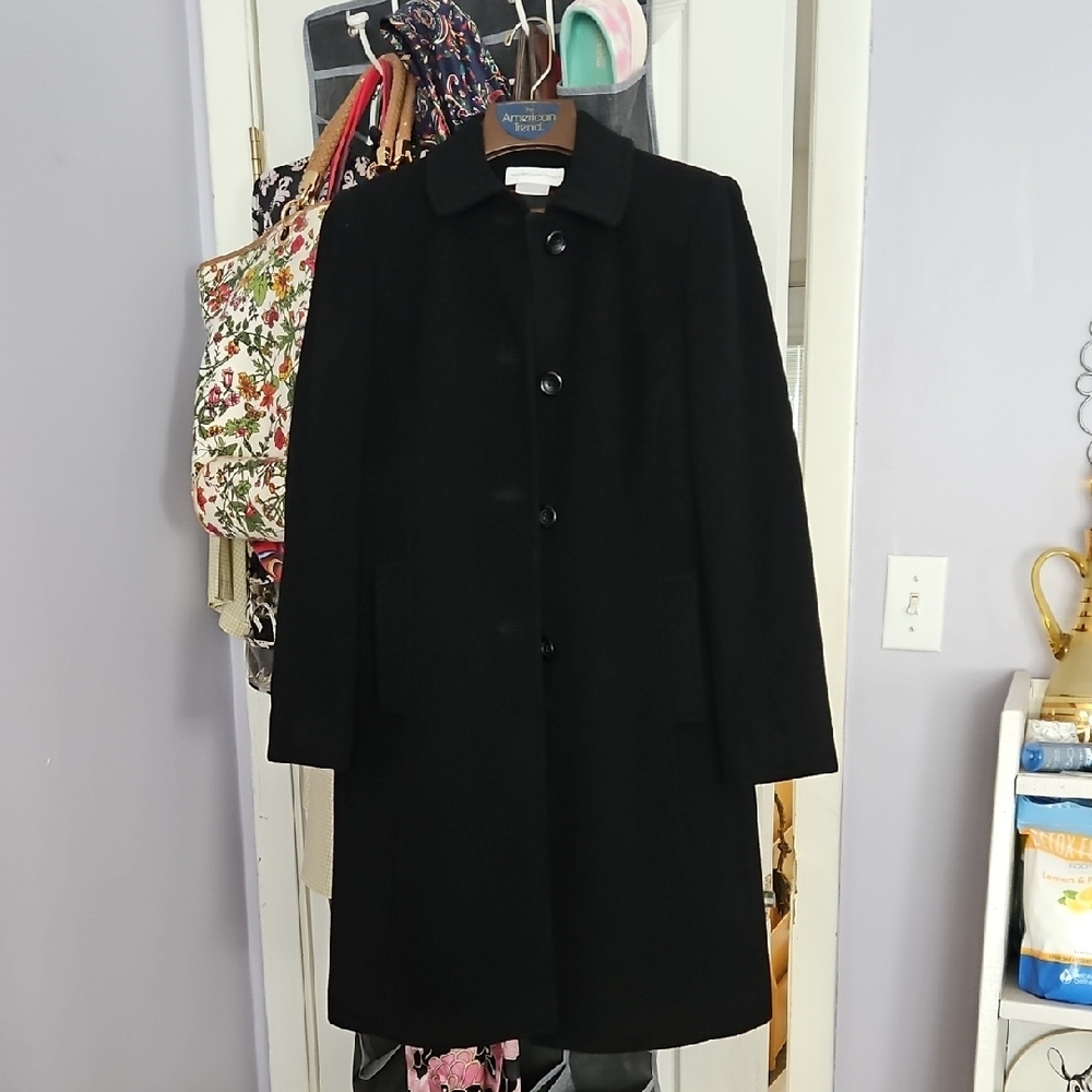 Worthington Elegant Black Trench Coat
